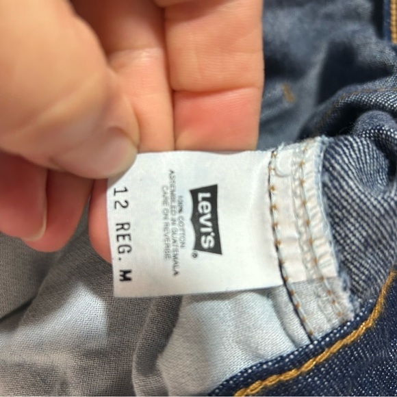 Vtg Levi’s Women’s Black Tab Carpenter Jeans High Rise Loose Fit Size 12 Blue - Picture 2 of 5